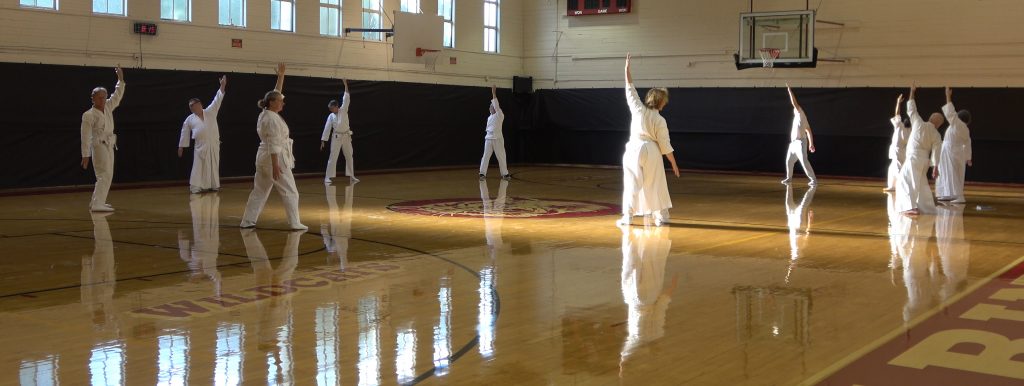 Connie Leads Warmups