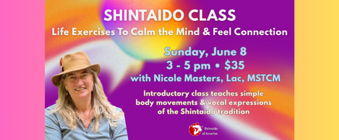 Invitation to Shintaido introductory class Invitation to Shintaido introductory class