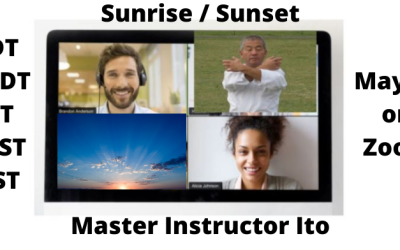 May Zoom class with Master Instructor H. F. Ito